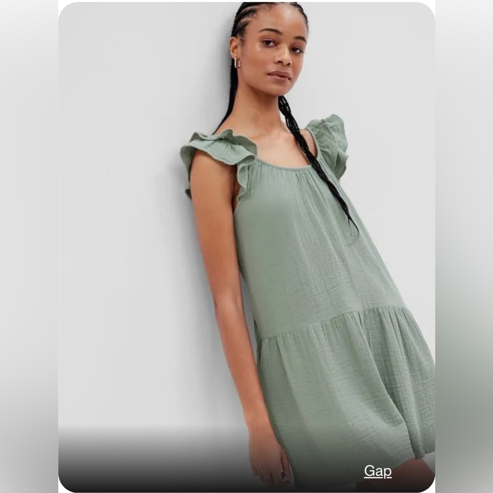 NWT Gap  green Dress Size Large  Tall